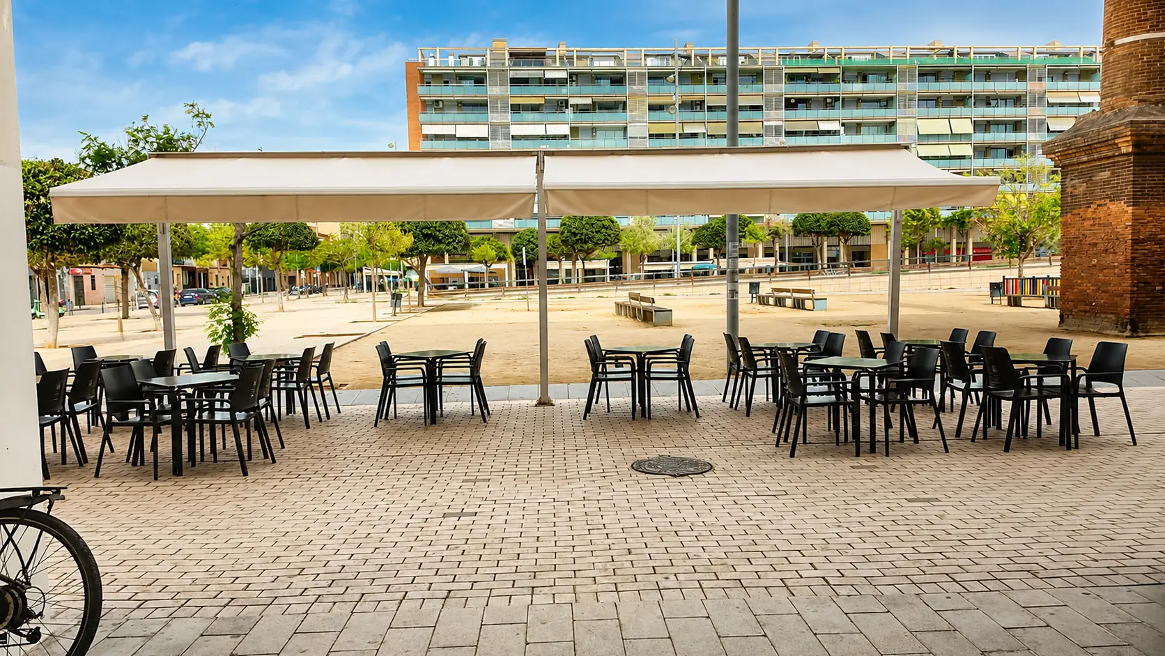Terraza exterior de Pita House